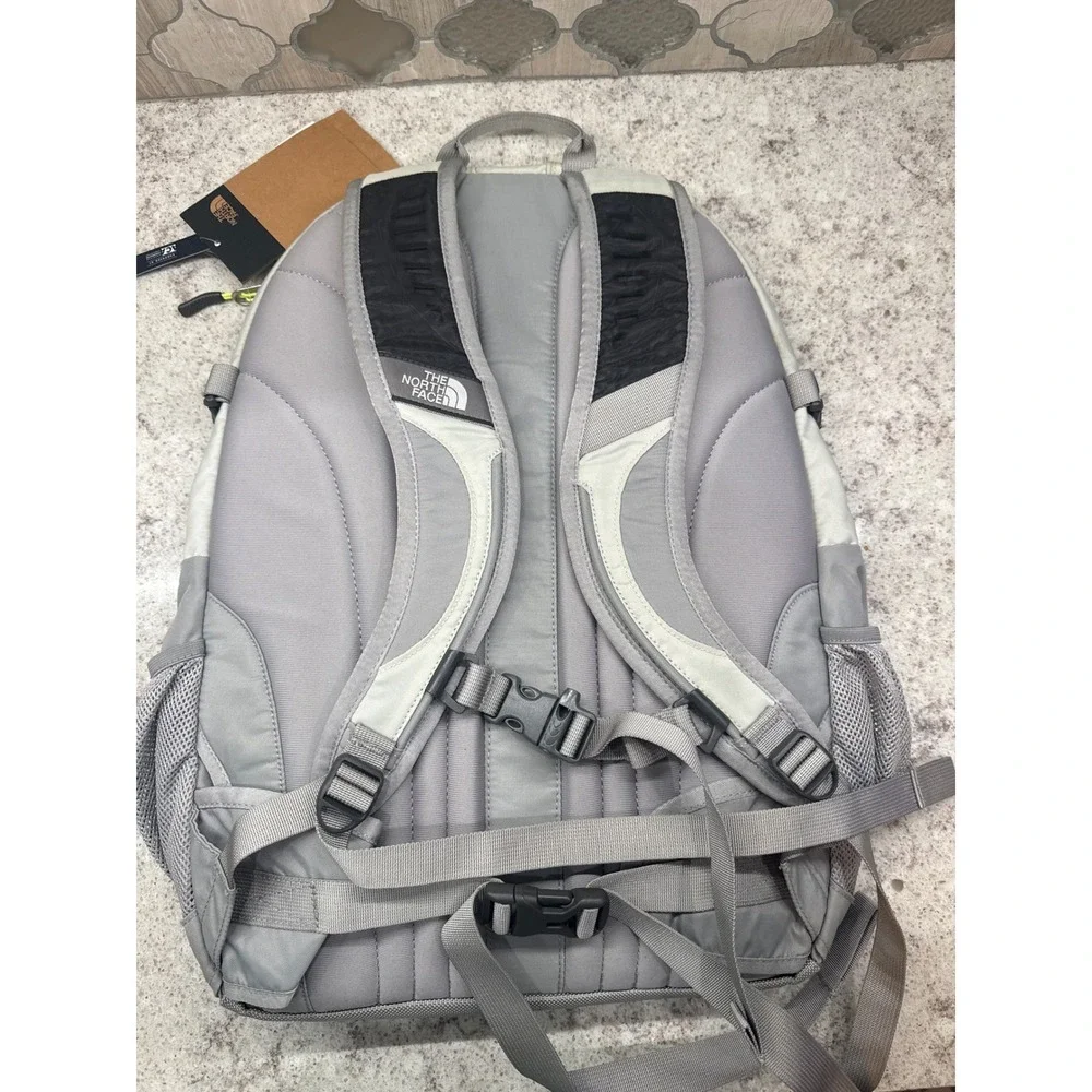 The North Face Surge Backpack Asphalt Grey Lime Green NFOA52SG Laptop Bag NEW‎